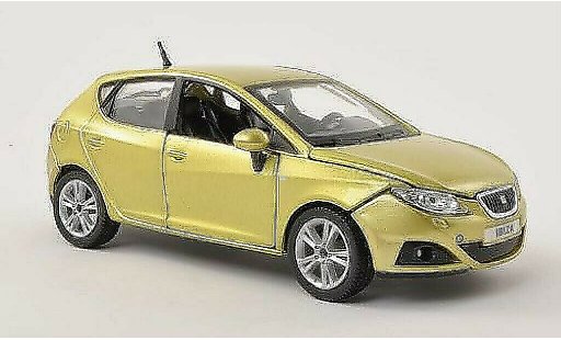 Seat Ibiza Base 1/24 Burago (6J) amarillo-verde 5-Turer coche miniatura