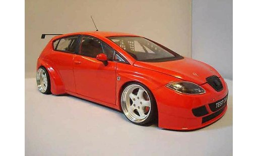Seat Leon WTCC 1/18 Guiloy rojo coche miniatura