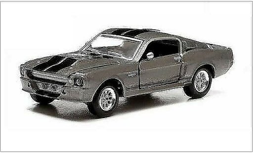 Shelby GT 500 1967 1/64 Greenlight metalico gris/negro coche miniatura