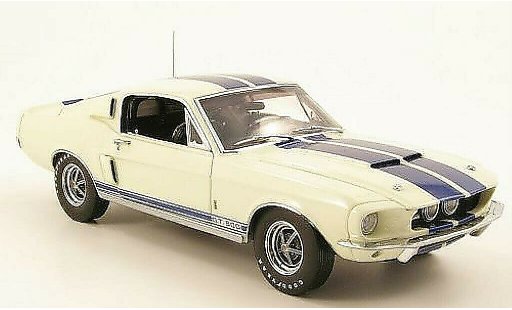 Shelby GT 500 1967 1/24 GMP blanco/azul coche miniatura