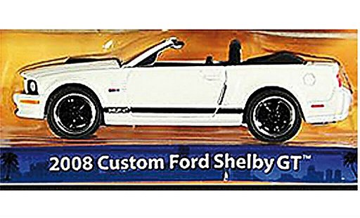 Shelby GT Convertible 1/64 Greenlight blanco/mate-negro 2008 coche miniatura