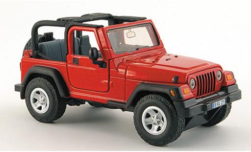 Jeep Wrangler 1/32 Siku rojo coche miniatura