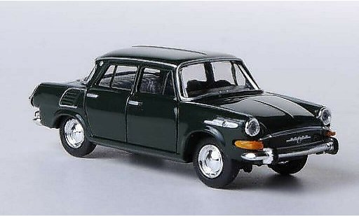 Skoda 1000 Base 1/87 Herpa MB verde coche miniatura