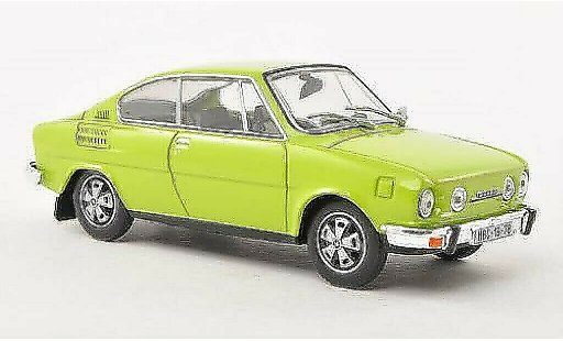 Skoda 110 R 1/43 Abrex verde coche miniatura