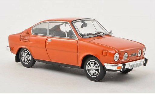 Skoda 110 R 1/43 Abrex naranja coche miniatura