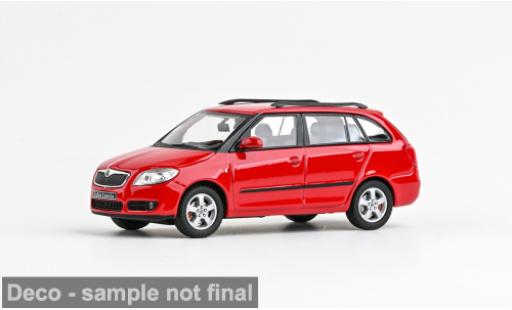 Skoda Fabia 1/43 Abrex II Combi rojo 2007 1:43 coche miniatura