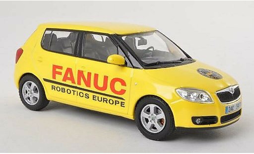 Skoda Fabia Livree Flotte 1/43 Abrex Fanuc Robotics Europe 2010 coche miniatura