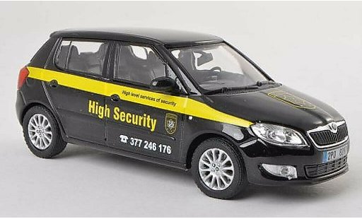 Skoda Fabia Livree Flotte 1/43 Abrex High Security 2010 coche miniatura
