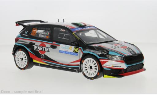 Skoda Fabia 1/18 IXO RS Rally2 Rally Islas Canaris 2025 #56 M.Granados/M.Marti 1:18 coche miniatura