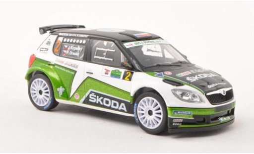 Skoda Fabia S2000 1/43 Abrex No.2 Rally Irland 2012 /P.Dresler coche miniatura