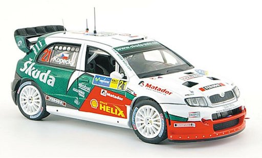 Skoda Fabia WRC 1/43 IXO No.21 Funfter Rally Catalunya 2006 /Schovanek coche miniatura
