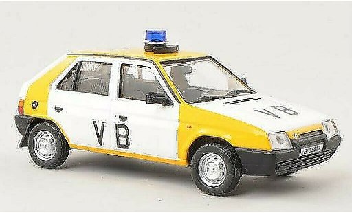 Skoda Favorit Livree Officielle 1/43 Abrex VB (Tschechische Polic&iacute;a) 1988 coche miniatura