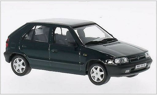 Skoda Felicia 1.3 GLXi 1/43 Abrex metalico verde 1994 coche miniatura