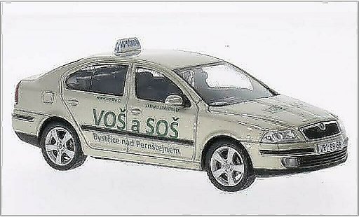 Skoda Octavia Livree Flotte 1/43 Abrex II Autoskola VOS SOS coche miniatura