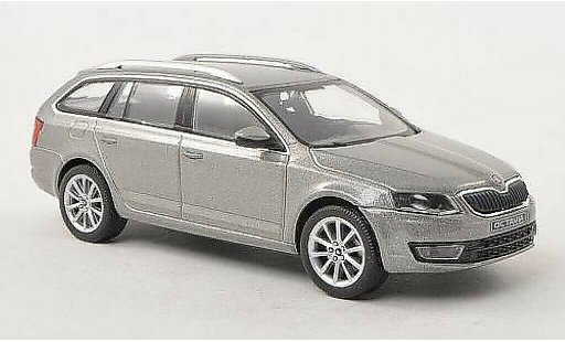 Skoda Octavia Combi 1/43 Abrex III gris 2013 coche miniatura