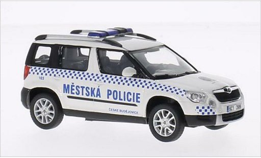 Skoda Yeti Livree Flotte 1/43 Abrex Mestska Policie coche miniatura