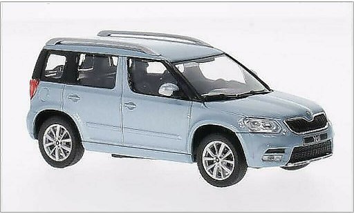 Skoda Yeti Base 1/43 Abrex metalico azul 2013 coche miniatura