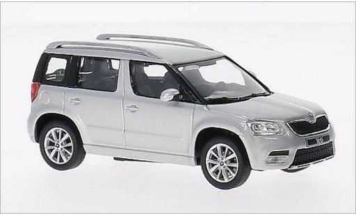 Skoda Yeti Base 1/43 Abrex metalico gris 2013 coche miniatura
