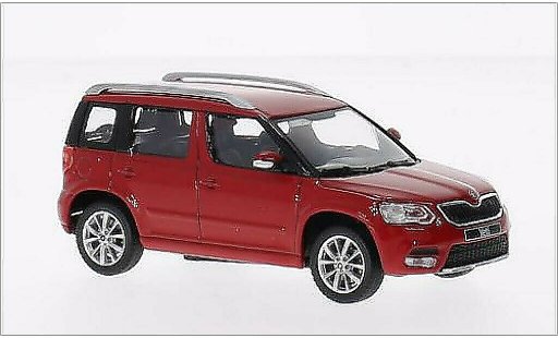 Skoda Yeti Base 1/43 Abrex rojo 2013 coche miniatura