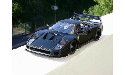 Ferrari F40 LM 1/18 Polistil negro coche miniatura