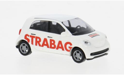 Smart ForFour 1/87 Busch Forfour 14 2014 STRABAG 1:87 coche miniatura