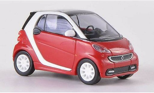 Smart ForTwo Coupe 1/87 Busch rojo 2012 coche miniatura
