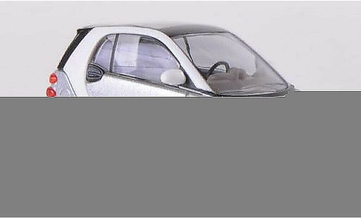 Smart ForTwo Coupe 1/87 Busch gris 2012 coche miniatura