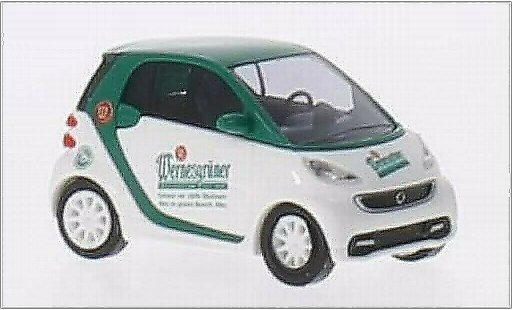 Smart ForTwo Coupe 1/87 Busch Wernesverdeer coche miniatura