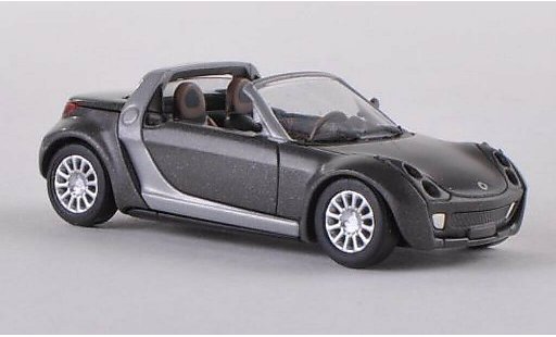 Smart Roadster Collectors Edition 1/87 Busch gris coche miniatura