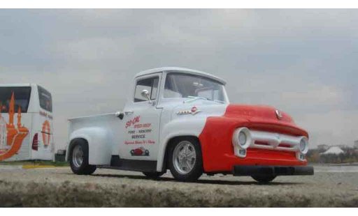 Ford 1956 Hot Rod 1/18 Welly so-cal truck coche miniatura