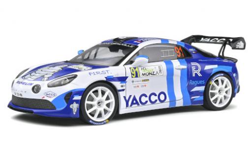 Coche miniatura Alpine A110 1/18 Solido Rally RGT No.91 Rallye WM Rallye Monza 2020 P.Ragues/J.Pesenti Alpine A110 1/18 Solido Rally RGT No.91 Rallye WM Rallye Monza 2020 P.Ragues/J.Pesenti coche miniatura