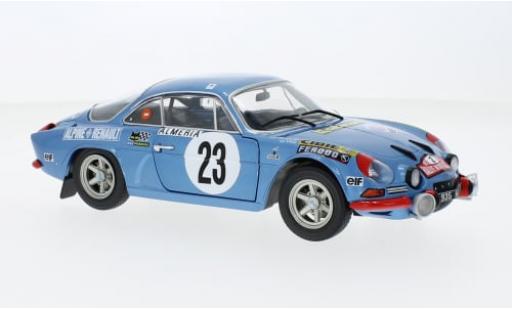 Alpine A110 1/18 Solido Renault No.23 Rallye Monte Carlo 1972 1:18 coche miniatura