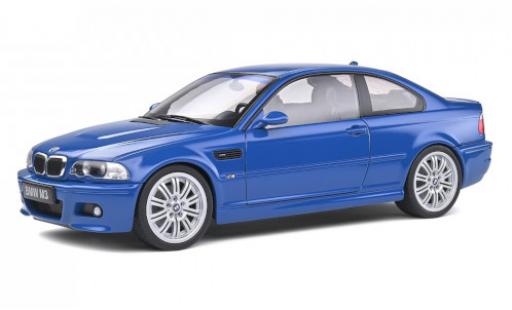 Bmw M3 1/18 Solido (E46) azul 2000 coche miniatura