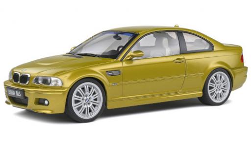 Coche miniatura Bmw M3 1/18 Solido (E46) metalico amarillo 2000 Bmw M3 1/18 Solido (E46) metalico amarillo 2000 coche miniatura