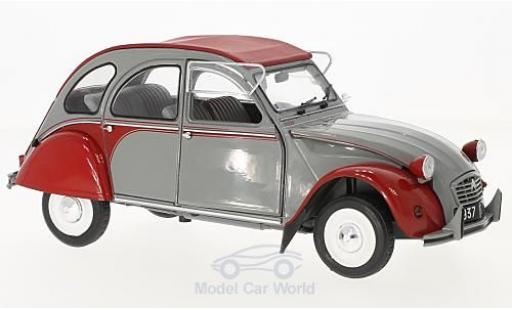 Coche miniatura Citroen 2CV 1/18 Solido Dolly gris/rojo 1985 Citroen 2CV 1/18 Solido Dolly gris/rojo 1985 coche miniatura