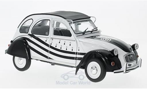 Coche miniatura Citroen 2CV 1/18 Solido 6 blanco/negro 1978 Citroen 2CV 1/18 Solido 6 blanco/negro 1978 coche miniatura