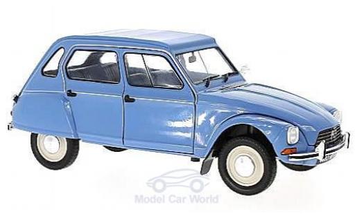 Coche miniatura Citroen Dyane 1/18 Solido 6 azul 1974 Citroen Dyane 1/18 Solido 6 azul 1974 coche miniatura