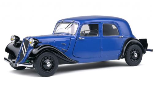 Coche miniatura Citroen Traction 1/18 Solido azul/negro 1937 Citroen Traction 1/18 Solido azul/negro 1937 coche miniatura