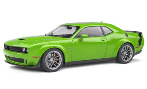 Coche miniatura Dodge Challenger 1/18 Solido R/T Scat Pack verde/negro 2020 Dodge Challenger 1/18 Solido R/T Scat Pack verde/negro 2020 coche miniatura