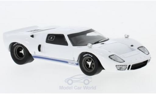 Ford GT40 1/43 Solido blanco RHD 1966 coche miniatura