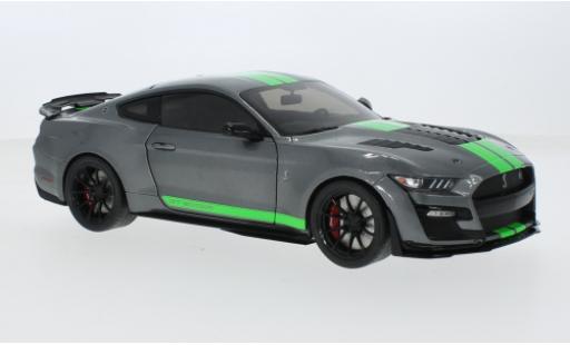 Shelby GT 500 1/18 Solido Ford Mustang KR metallise grau/gr&uuml;n 2020 1:18 coche miniatura