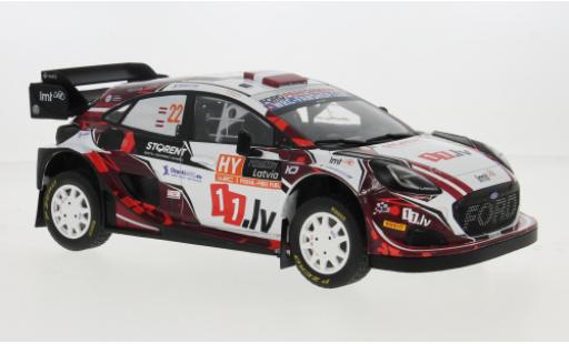 Ford Puma 1/18 Solido Rally 1 Hyprid #22 1:18 coche miniatura