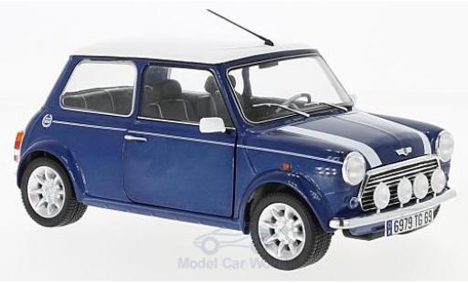 Coche miniatura Mini Cooper S 1/18 Solido 1.3i Sport Pack metalico azul Mini Cooper S 1/18 Solido 1.3i Sport Pack metalico azul coche miniatura