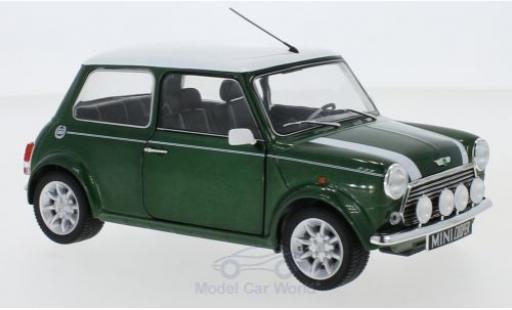 Coche miniatura Mini Cooper 1/18 Solido 1.3i Sport Pack metalico verde/blanco 1997 Mini Cooper 1/18 Solido 1.3i Sport Pack metalico verde/blanco 1997 coche miniatura