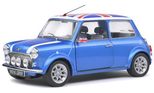 Coche miniatura Mini Cooper 1/18 Solido Sport metalico azul/Dekor 1997 Mini Cooper 1/18 Solido Sport metalico azul/Dekor 1997 coche miniatura