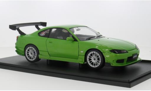 Coche miniatura Nissan Silvia 1/18 Solido S15 Spec-R Aero grün 1:18 Nissan Silvia 1/18 Solido S15 Spec-R Aero grün 1:18 coche miniatura