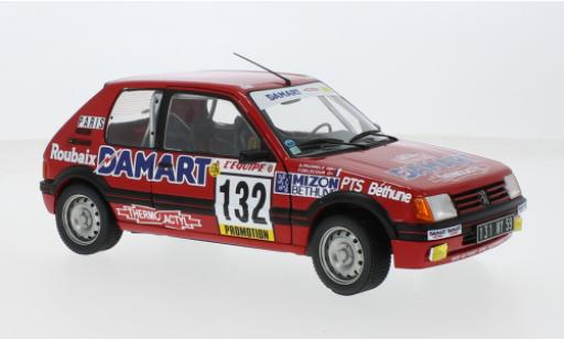 Peugeot 205 1/18 Solido GTI 1.6 No.132 Rallye WM Rallye Monte Carlo 1986 1:18 coche miniatura
