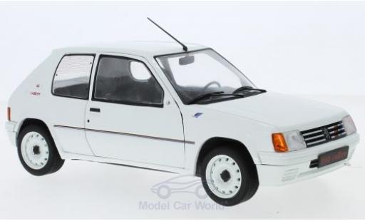 Coche miniatura Peugeot 205 Rallye 1/18 Solido Rallye blanco 1988 Peugeot 205 Rallye 1/18 Solido Rallye blanco 1988 coche miniatura