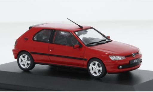Coche miniatura Peugeot 306 1/43 Solido S16 rojo 2002 1:43 Peugeot 306 1/43 Solido S16 rojo 2002 1:43 coche miniatura