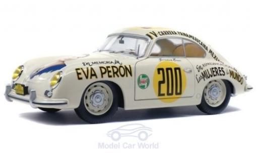 Coche miniatura Porsche 356 1/18 Solido Pre-A No.200 Eva Peron Carrera Panamericana 1953 J.Evans Porsche 356 1/18 Solido Pre-A No.200 Eva Peron Carrera Panamericana 1953 J.Evans coche miniatura